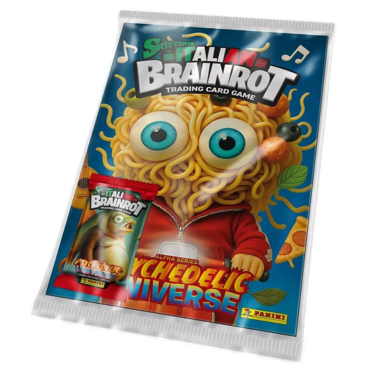 Panini Skifidol Brainrot Starter Pack Album+7 Carti