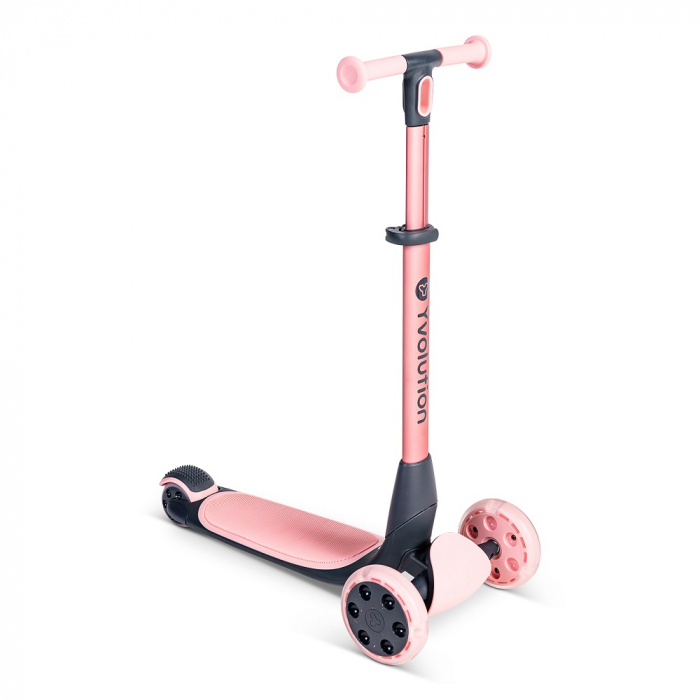 Trotineta Yvolution Y Glider Nua Pink LED