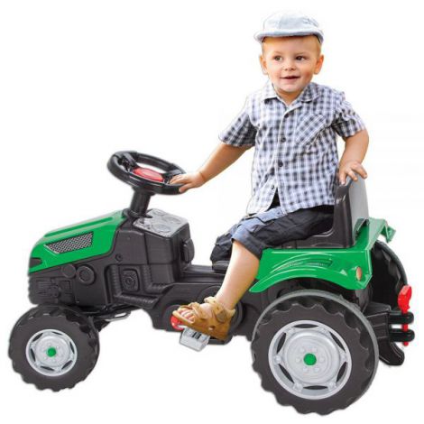 Tractor Pedale Pilsan Active, Verde, +3 Ani