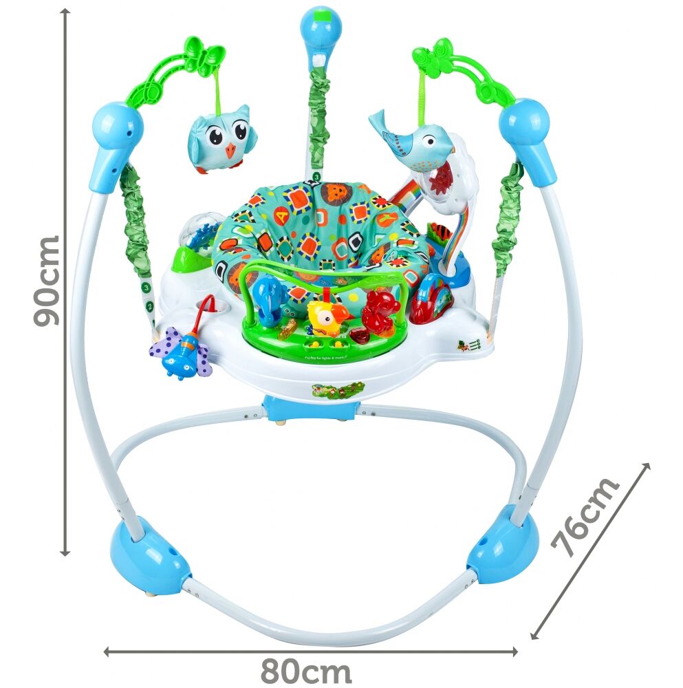 Jumper MalPlay Blue cu lumini și scaun rotativ - imagine 3