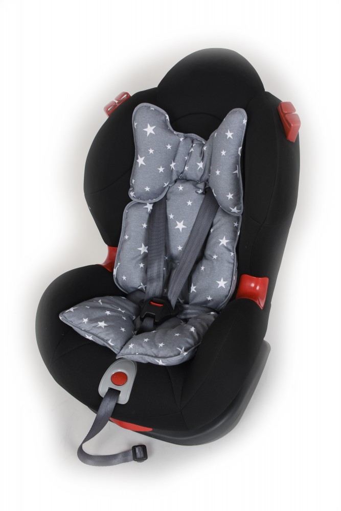 Protecție textilă SeviBebe Grey Stars - confort și siguranță - imagine 2
