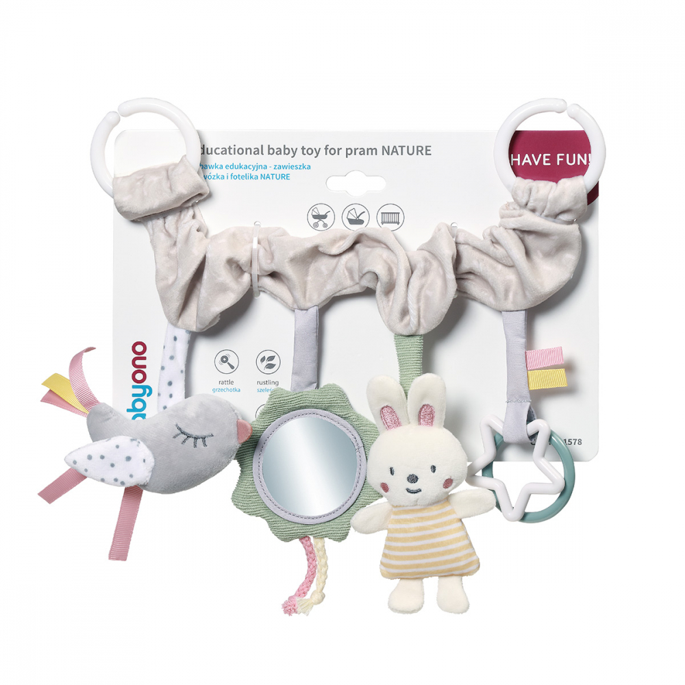 Jucărie agățată Babyono pentru carucior - imagine 4
