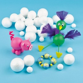 Set 36 Bile Polistiren Baker Ross | Hobby Creativ