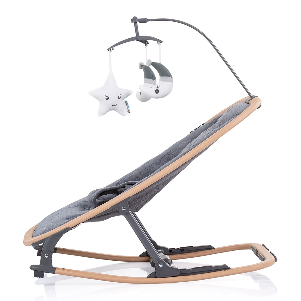 Chipolino Velvet Graphite: Balansoar Bebe Relaxant