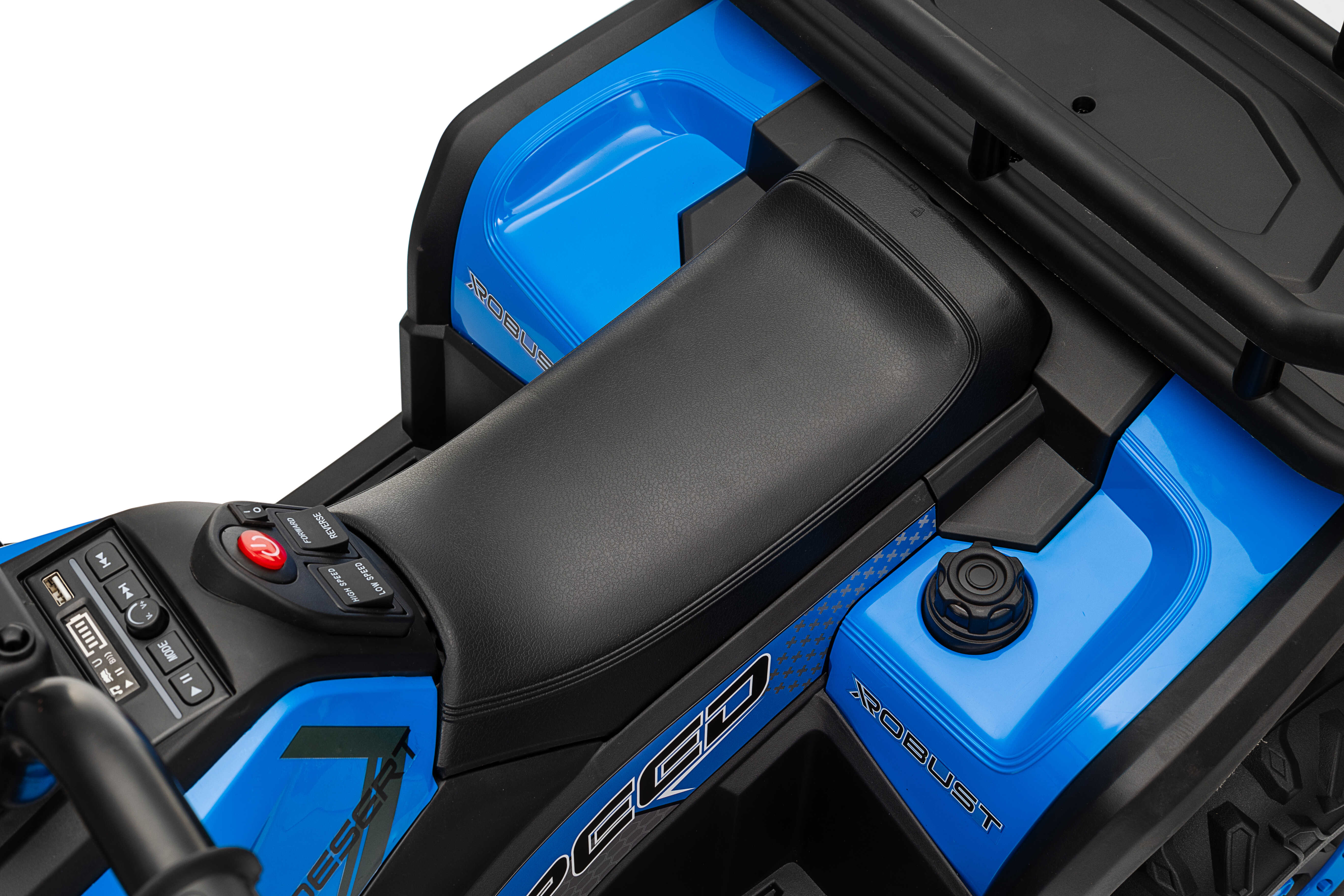 ATV electric pentru copii Mini Desert 12V 4x4 Albastru, telecomanda parentala, Bluetooth - Autokids.ro - imagine 4