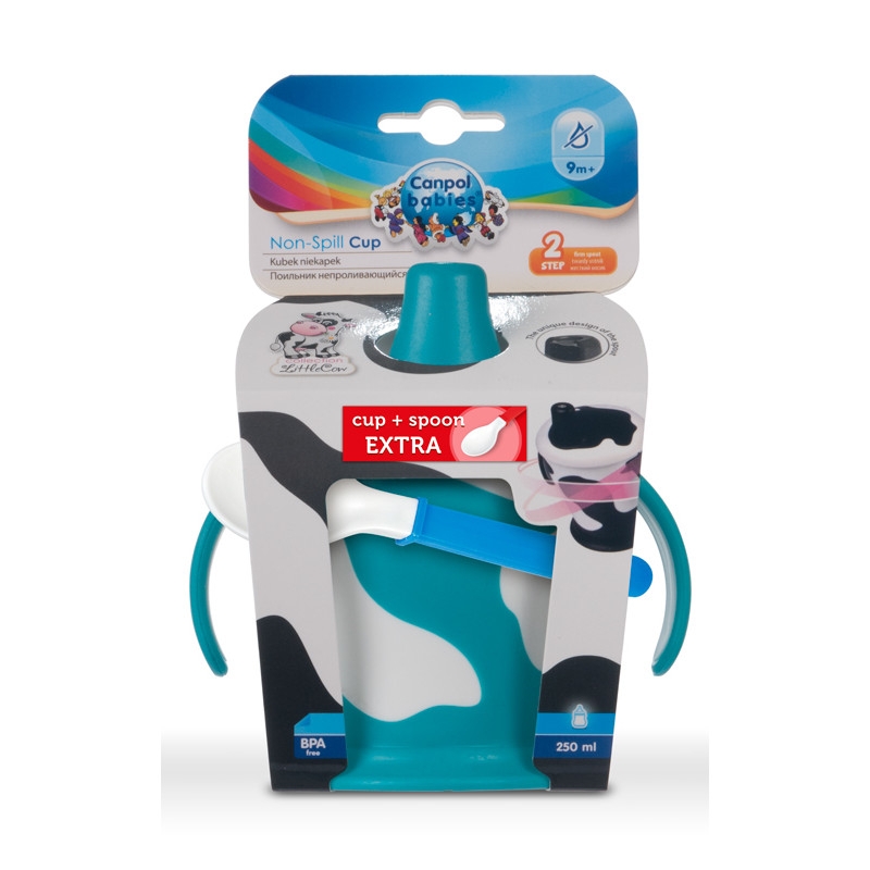 Set Cană 250ml Canpol Babies cu Linguriță