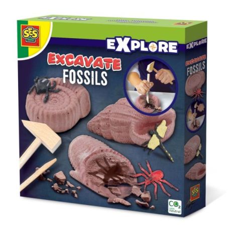 Set Excavare Fosile Ses Creative - Jucărie Educativă