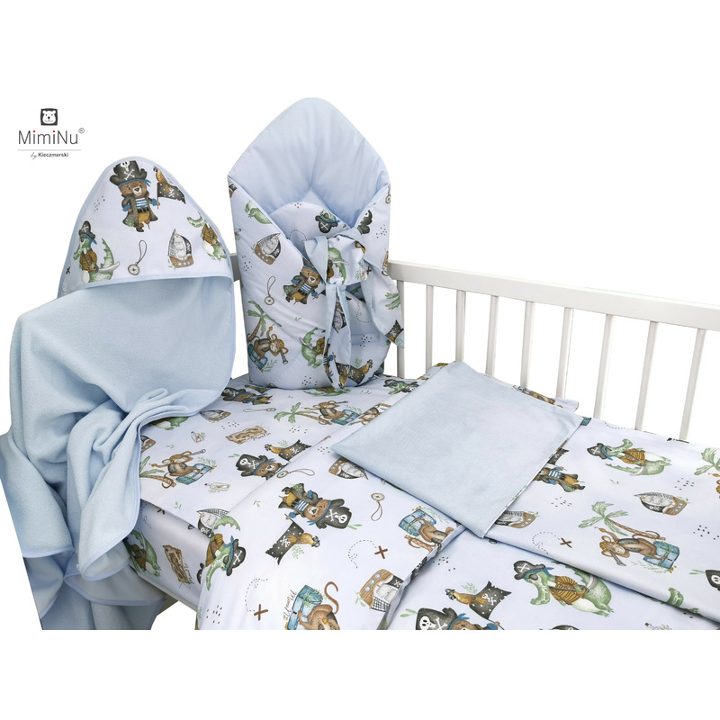 Set Bebelusi Miminu 6+1 Piese Bumbac Certificat