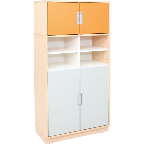 Set Mobilier Grădiniță Quadro 100, Arțar și Alb
