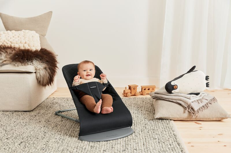 Balansoar BabyBjorn Bliss Black, Matlasat - imagine 3