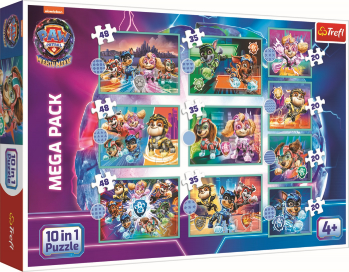 Puzzle Trefl 10in1 Patrula Catelusilor Echipa Catelusilor