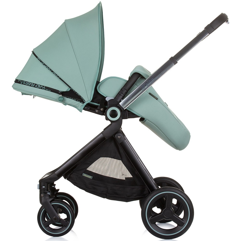Carucior Chipolino Elite 3 in 1 Pastel Green i-Size - imagine 2
