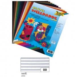 Carton Ondulat Alb 50x70 cm Folia Paper