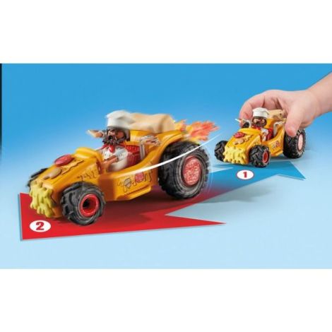 Playmobil Kart Pizza Pullback - Jucărie Mașinăță