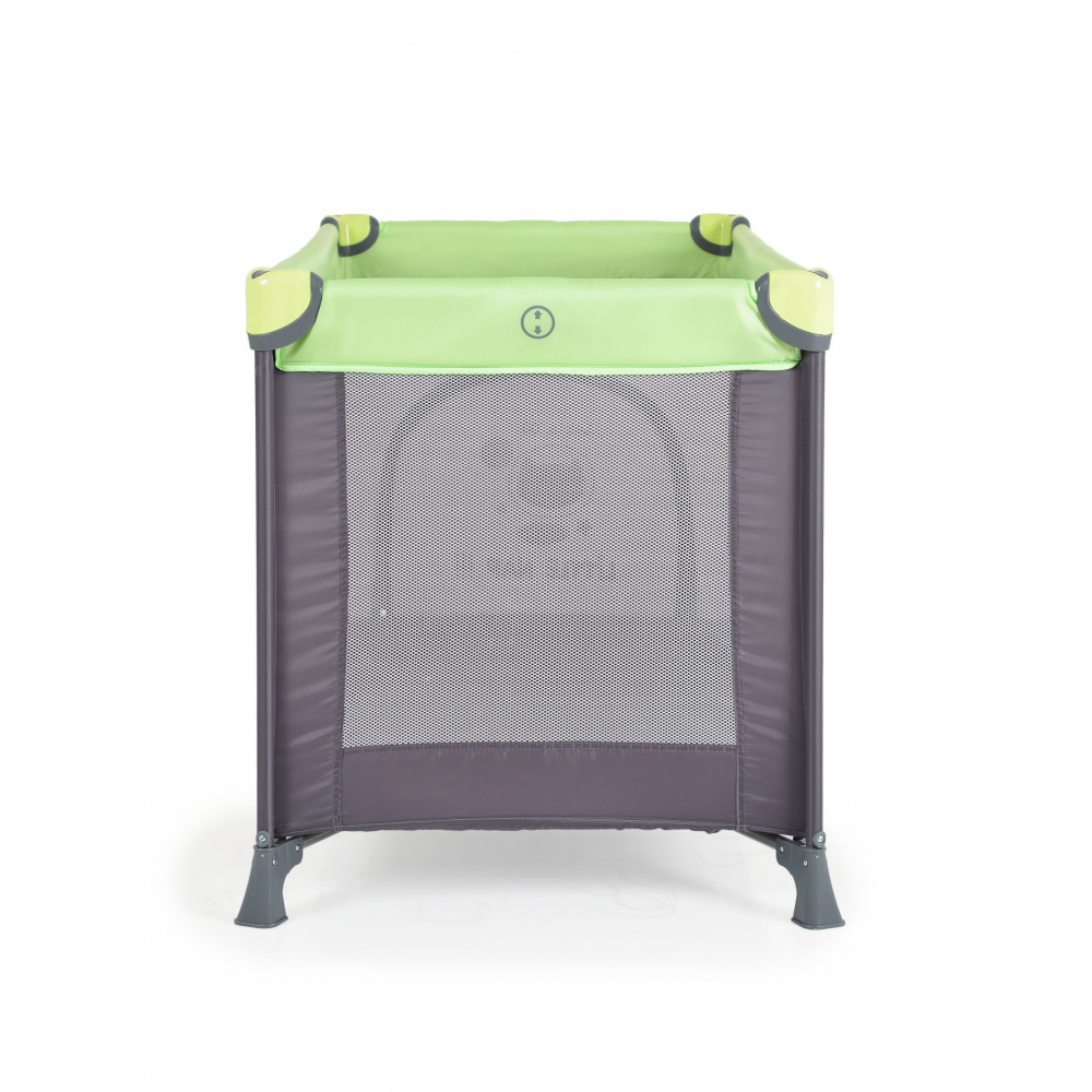 Patut pliabil Moni Tommy 2 nivele, Verde - imagine 8