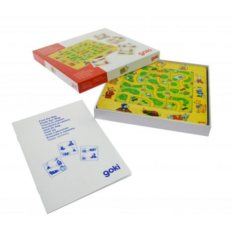 GOKI Puzzle Lemn: Găsește Drumul Corect - imagine 4