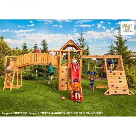Complex Joaca Lemn Fungoo Fun Gym 19 Copii - imagine 2