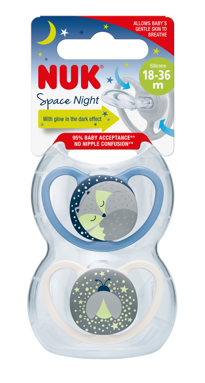 Suzete Nuk Space Night | Strălucesc în întuneric