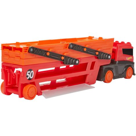 Hot Wheels Mega Transportator 50 Masini - Mattel - imagine 4