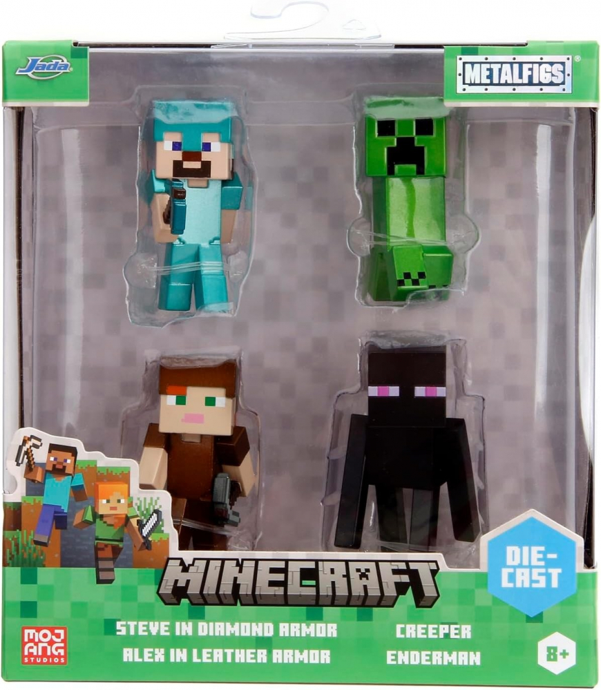 Jada Minecraft 4 Figurine Metalice Simba - Colecție
