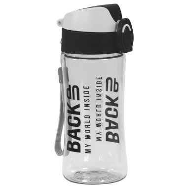 Sticlă Apă Copii 400ml Backup Alb-Negru