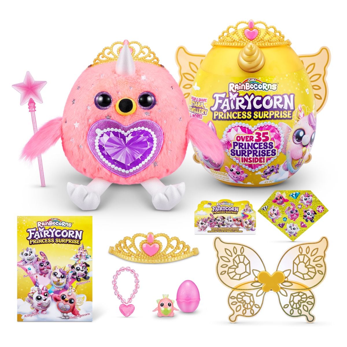 Rainbocorns Fairycorn cu Aripi - Jucărie Plus Surpriză