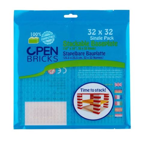 Open Brick - Placă Construcție Transparentă 32x32