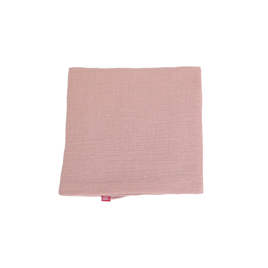 Paturica KidsDecor Muselina Blushing Pink 100x100 - imagine 2