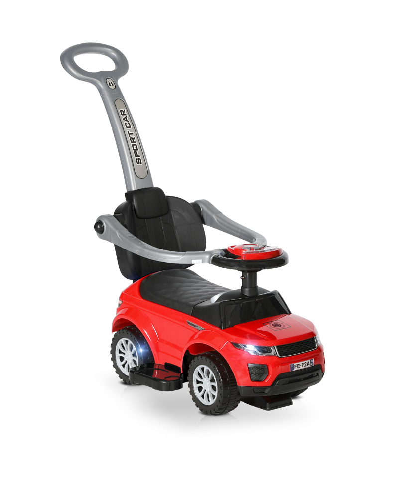 Mașinuță Lorelli Red cu mâner parental - imagine 2