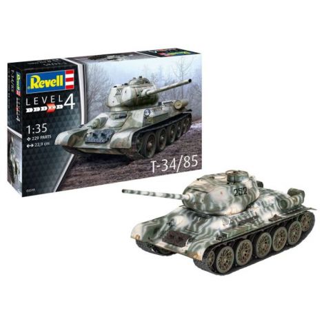 Revell Tanc T34 85 Model Istoric