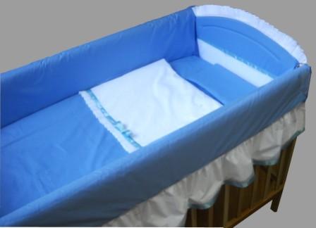 Lenjerie Patut Baby DeLuxe Deseda cu Protectie