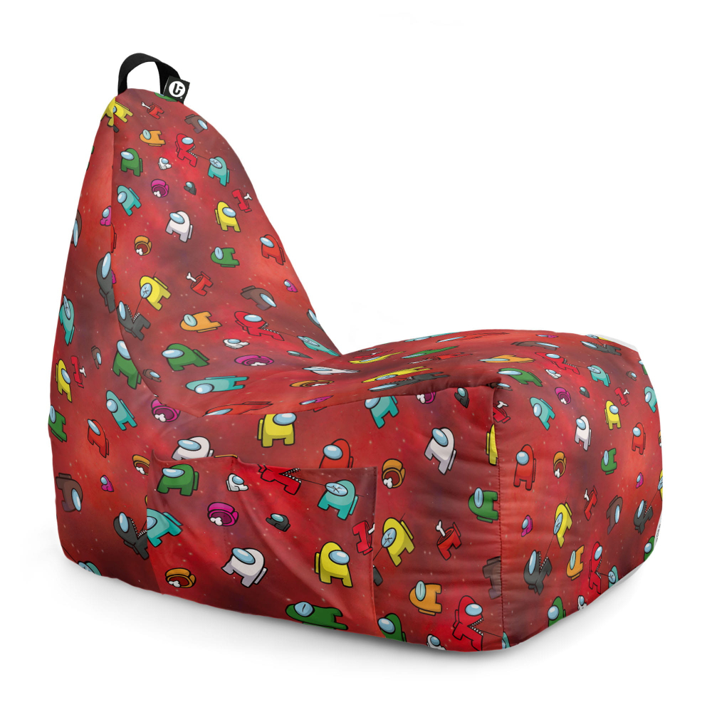 Fotoliu Puf Chill XL Rosu Among Us | Updeco - imagine 6