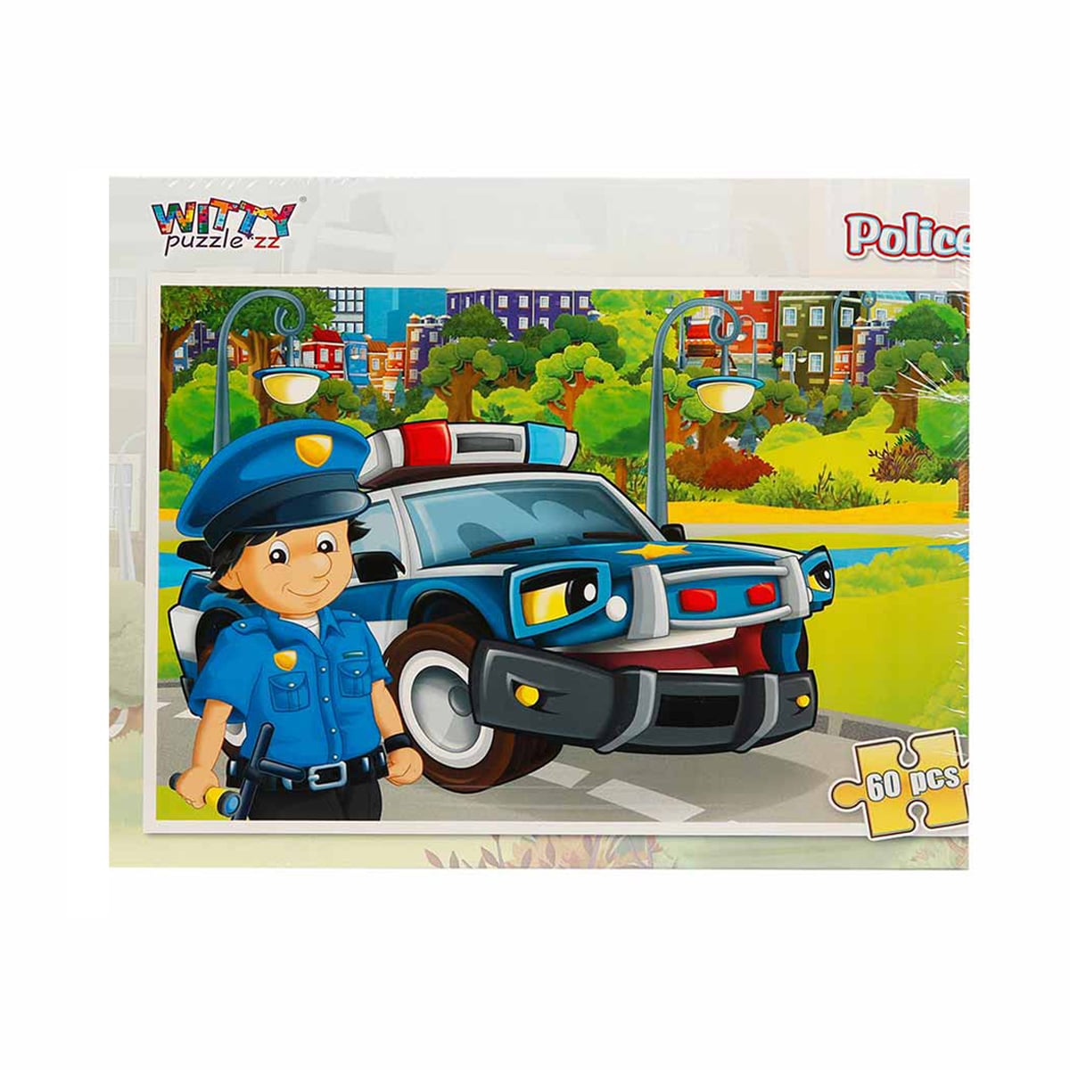 Puzzle Politie 60 piese Witty
