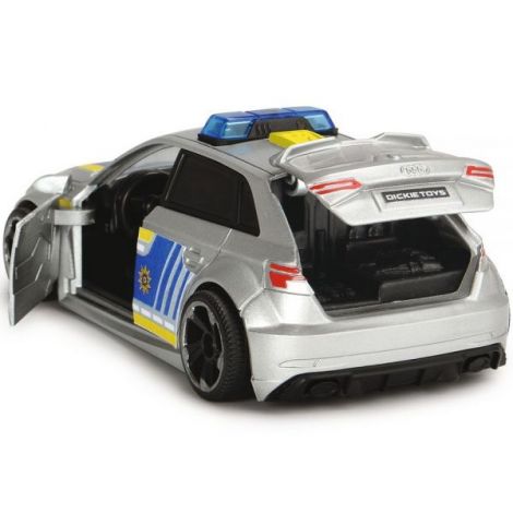 Dickie Toys Audi RS3 Politie 1:32 cu Lumini - imagine 3