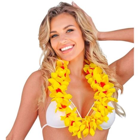 Ghirlanda Hawaii Flori Galbene Widmann - imagine 2