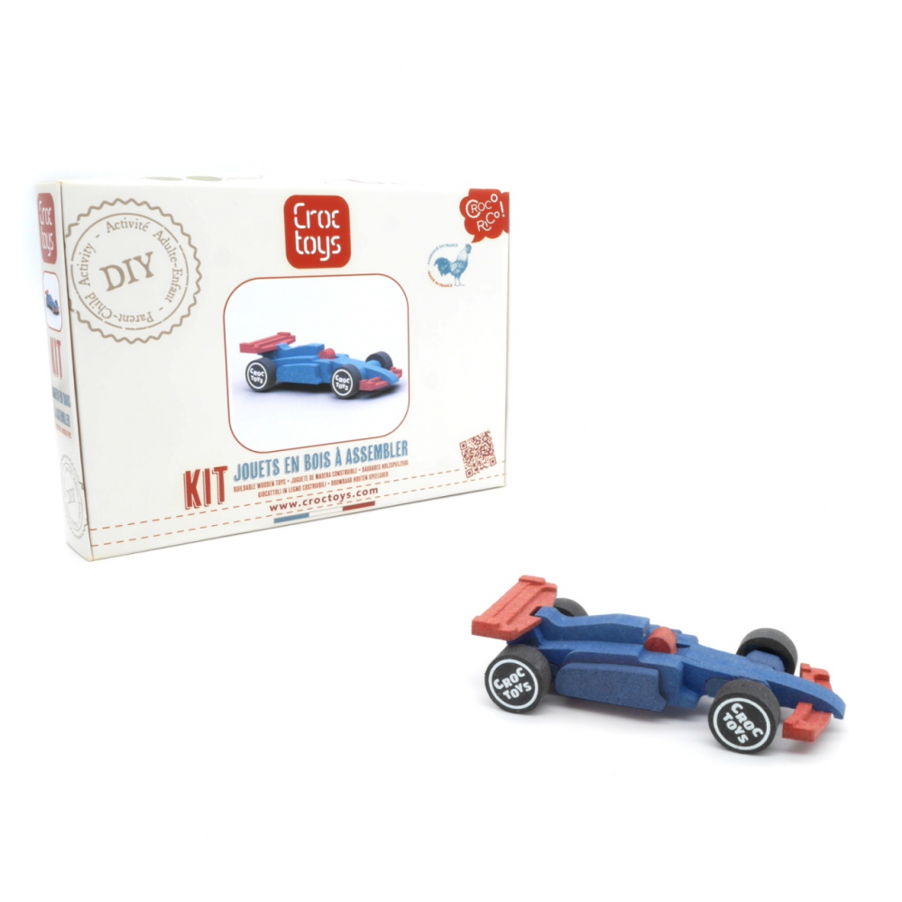 Set Constructie Masina de Curse Croc Toys