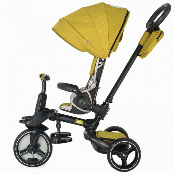 Tricicleta Coccolle Alto Mustar | Multifuncțională și Pliabilă