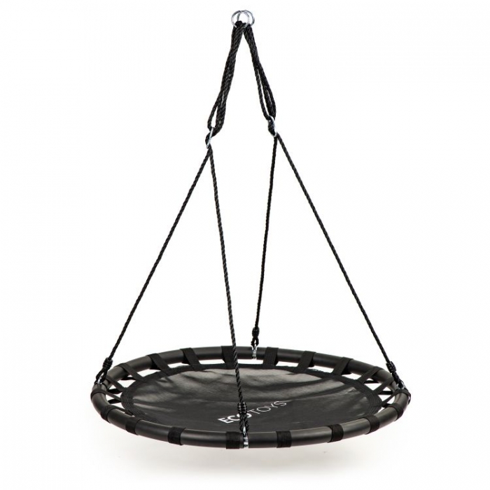 Leagan Ecotoys Cuib Barza 100 cm Negru
