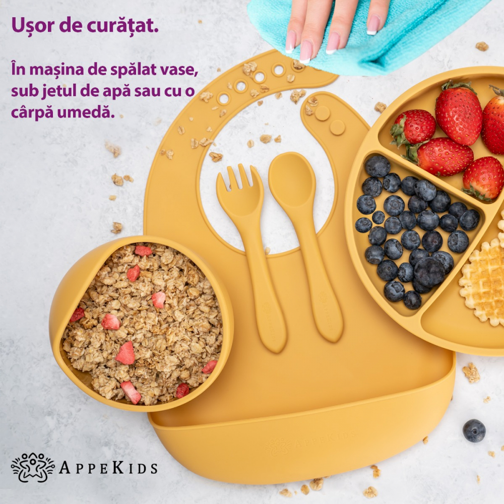 Set Diversificare AppeKids 5 Piese Classic Honey - imagine 4