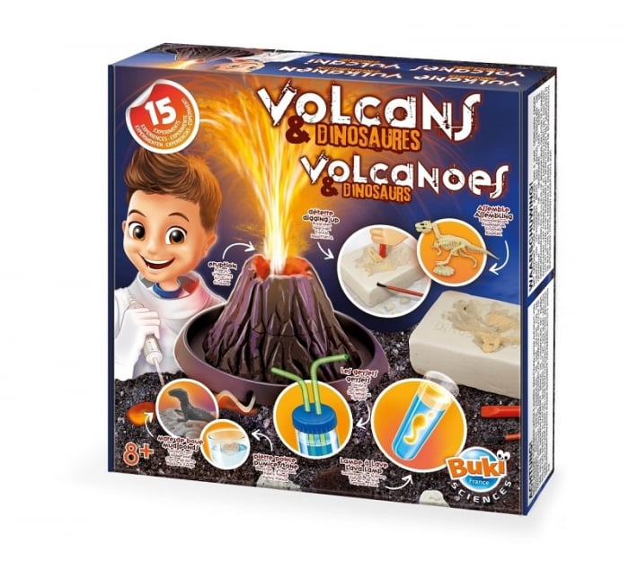 Buki France - Vulcani și Dinozauri: Set Experimente 8+
