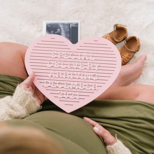 Tabla Decorativă Pearhead cu Litere - Personalizare Inimioară - imagine 3