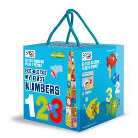 Eco blocks Numerele Sassi | Jucarie Educativa 2 Ani+
