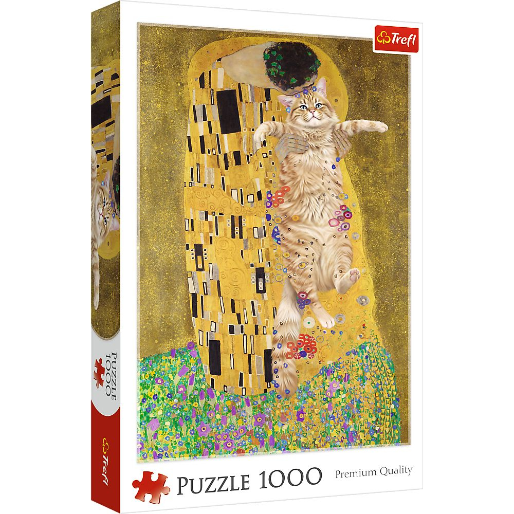 Puzzle Trefl 1000 Piese Purrfect Kiss - Relaxare
