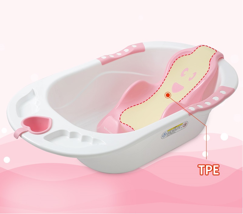 Cadita Little Mom Sunny Pink cu reductor inclus