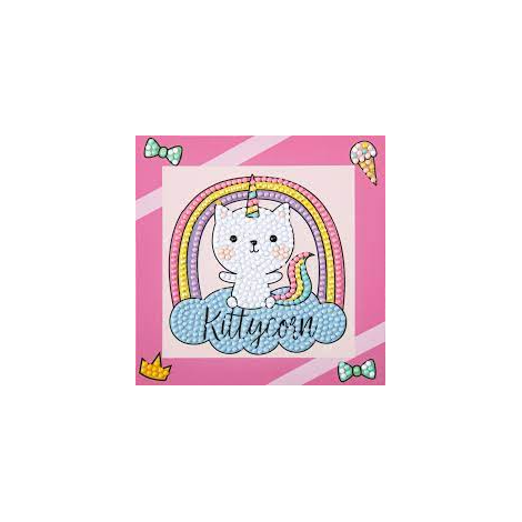 Diamond Dotz Kit Pictura Diamante Kittycorn - imagine 2