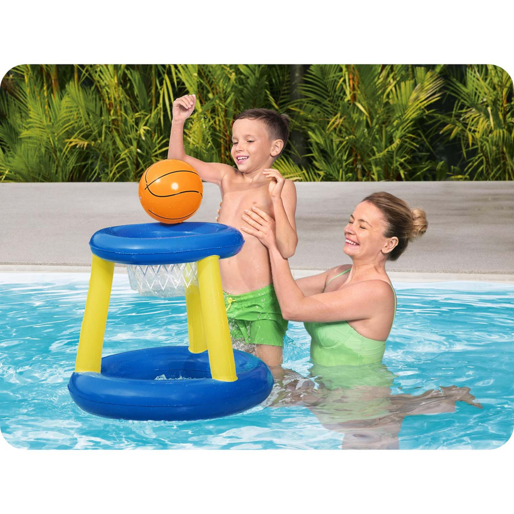 Cos Baschet Piscină Bestway Albastru-Galben