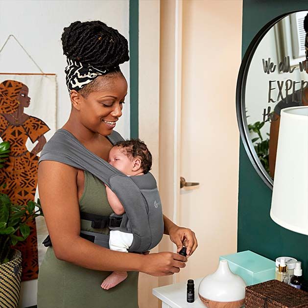 Marsupiu Ergobaby Embrace Air Mesh, Negru - imagine 3