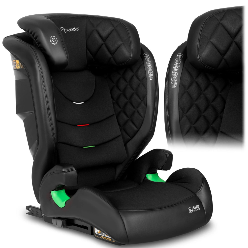 Scaun Auto Nukido I-SIZE Louis, ISOFIX, Negru - imagine 6