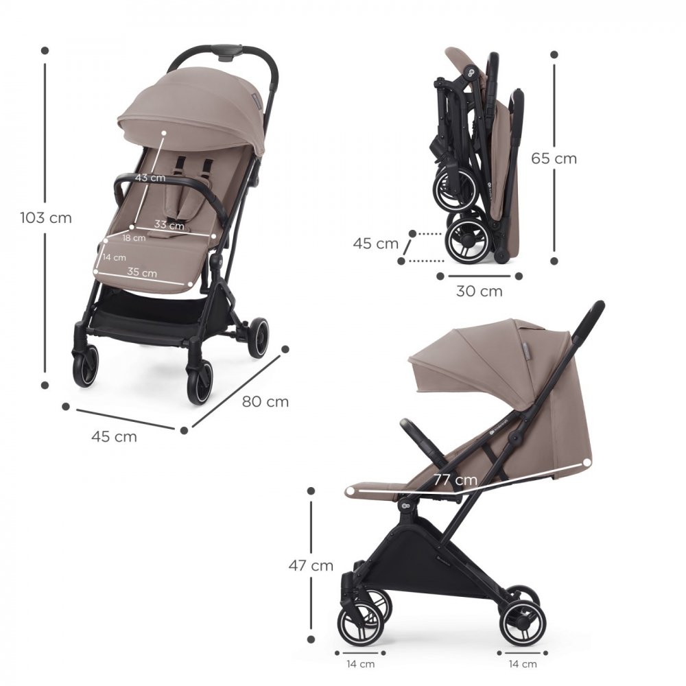 Kinderkraft Indy 2 - Carucior sport compact - imagine 7