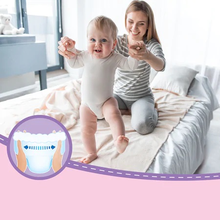 Scutece Huggies Pants Fete 6-11kg Mega Pack - imagine 7